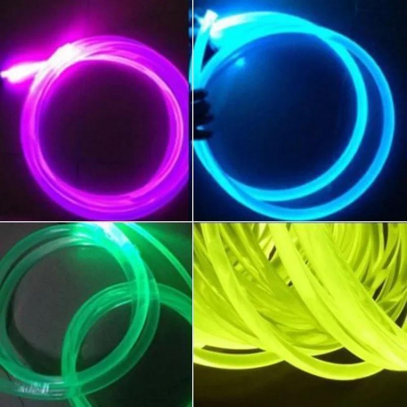 PMMA Side Glow Optic Fiber Cable 1.5/2/3/4mm Diameter Car Optic Cable Ceiling Lighting Lights LED Fi