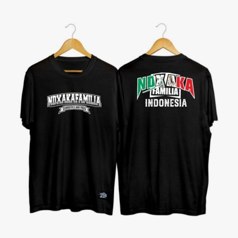 Kaos baju t-shirt NDX AKA FAMILIA DANGDUTNYA ANAK MUDA DESAIN BELAKANG NDX COD