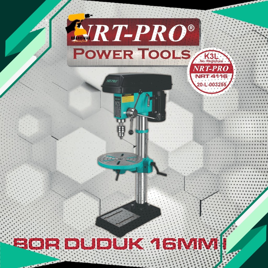 NRT PRO BOR DUDUK 16MM BENCH DRILL 16MM NRT PRO