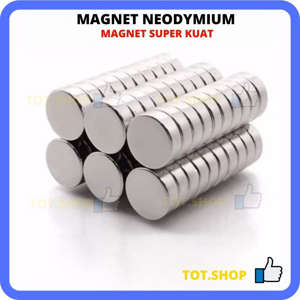 Kecil - MAGNET NEODYMIUM Super Kuat Strong Magnet Bulat
