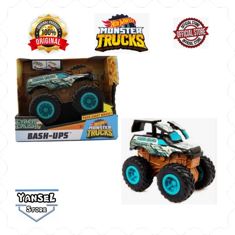 Hot wheels Monster Trucks Bash Ups 32 degrees original KSMbersaudara