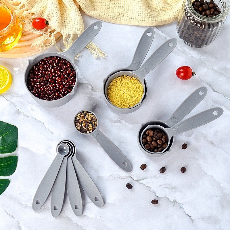 Baking measuring cup 5/10 piece set seasoning tool measuring spoon plastic measuring spoon with scal