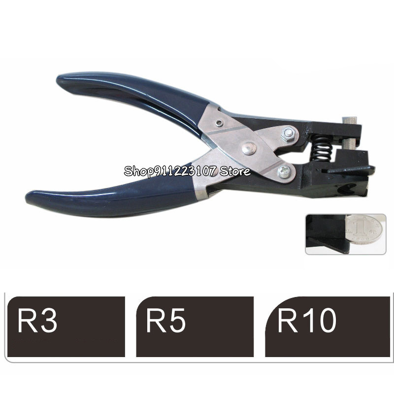 

R3/R5/R10 Corner Hole Punch Corner Rounder Punch Cutter for PVC Card, Tag, Photo; Heavy Duty Clipper Approx 1/8", 1/5", 2/5 inch