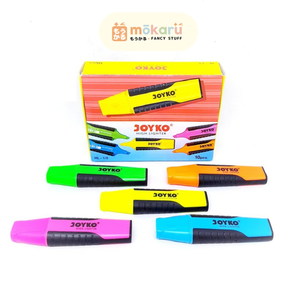 

Joyko Highlighter Textliner / Penanda Warna Warni