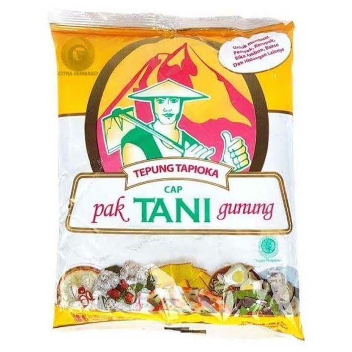 

BNS - TEPUNG TAPIOCA CAP PAK TANI GUNUNG | TEPUNG KANJI 500G - AMR