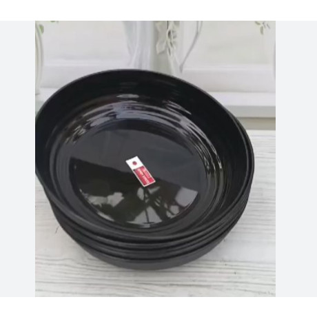 ASS PIRING HITAM PIRING PLASTIK CEKUNG HITAM PIPIH PIRING HITAM PIRING RAMEN JAPANESE STYLE