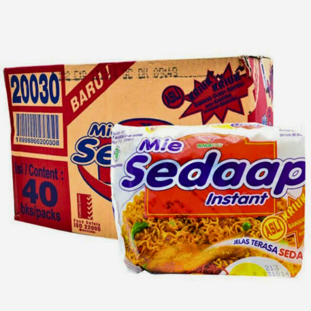 

Mie Goreng Sedaap 1 Dus Isi 40 Pcs Mie Sedap Goreng Mie Instant