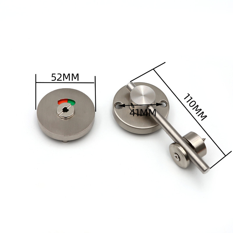 Cubicle Toilet Indicator Lock Kunci Indikator Cubicle Tipe Slide Grendel Indikator Toilet