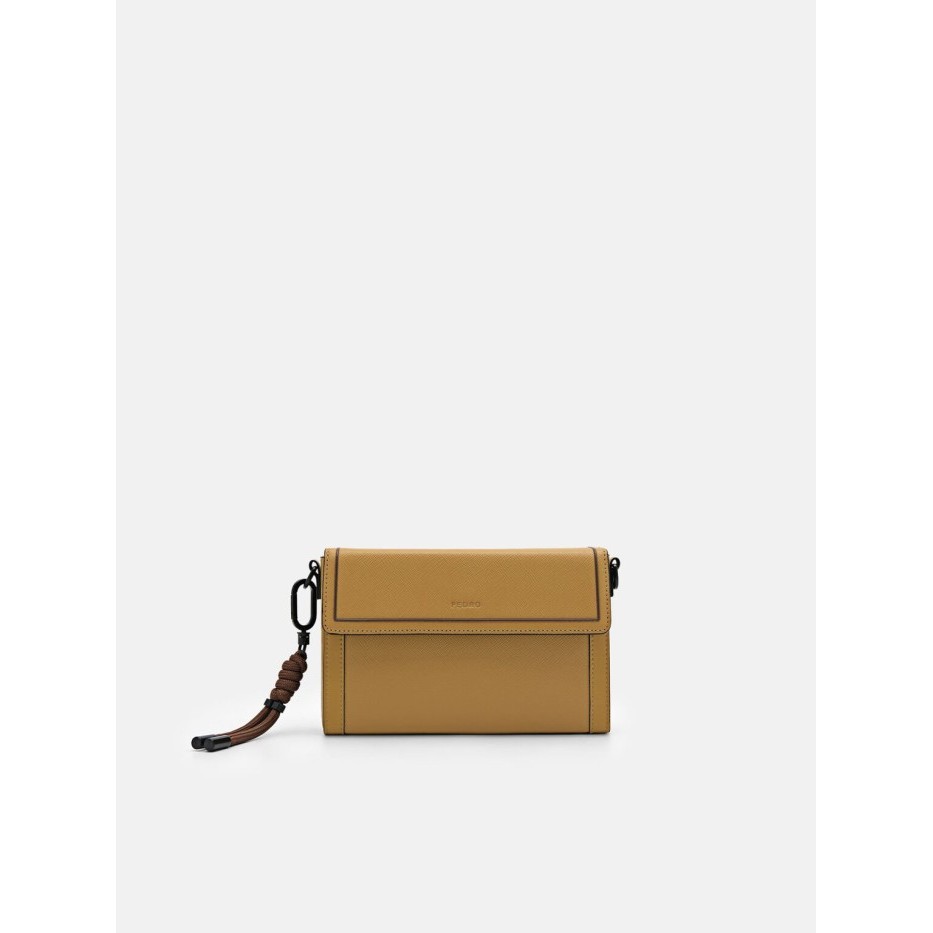 PEDRO MEN ORIGINAL STORE 100% - Saffiano Leather Mini Sling Bag