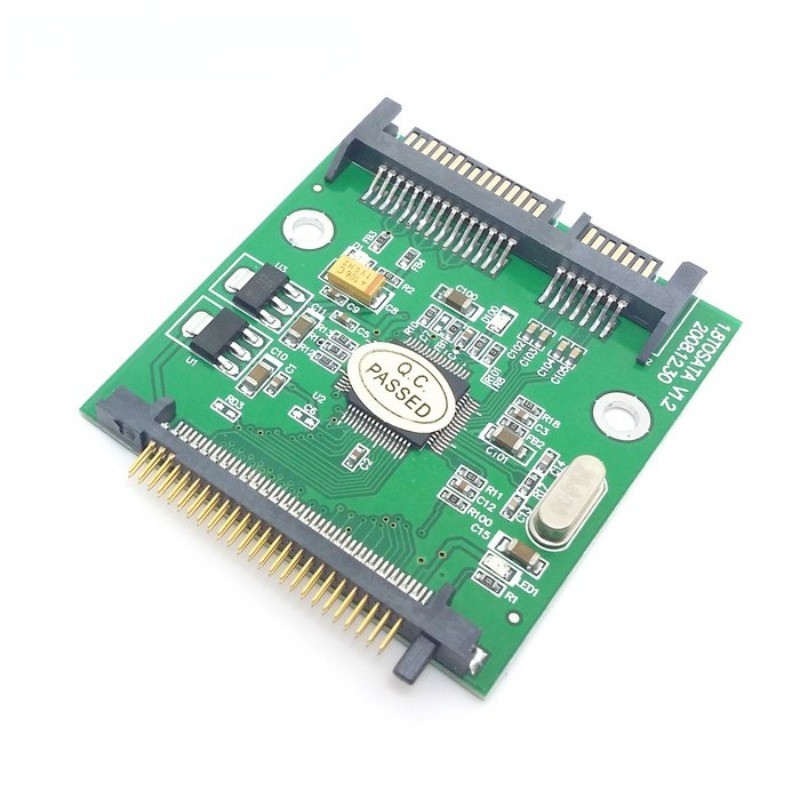 SATA 22 Pin 7+15 to 50 Pin 1.8 Inch IDE Hard Drive SSD Adapter Converter Card PCBA IDE to SATA Hard 
