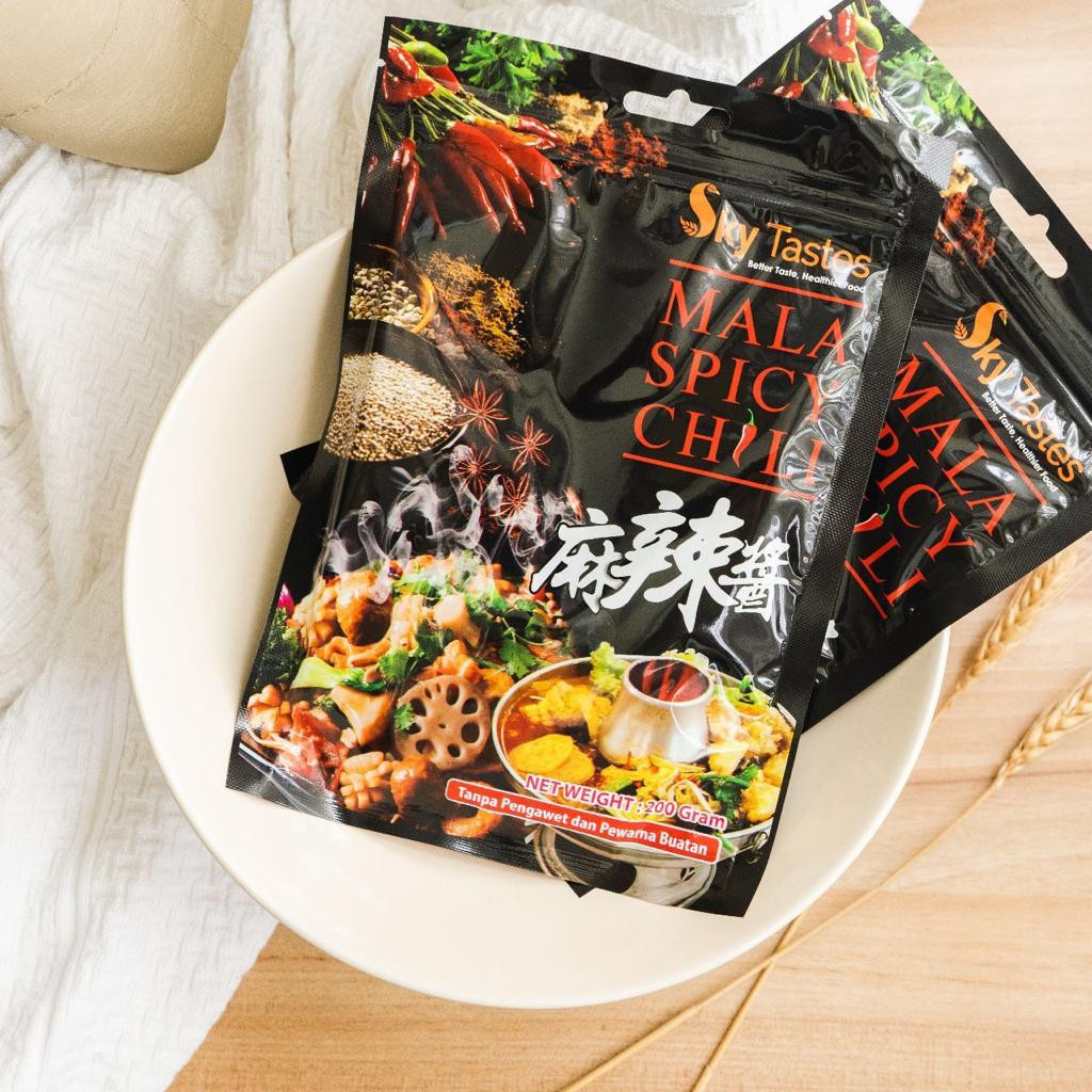 

LW [200Gr] Mala Spicy Chilli SkyTaste Vegetarian Friendly / Bumbu masak / bumbu pedas / bumbu pedas kebas / bumbu vegetarian / perasa masakan / penyedap rasa / bumbu dapur