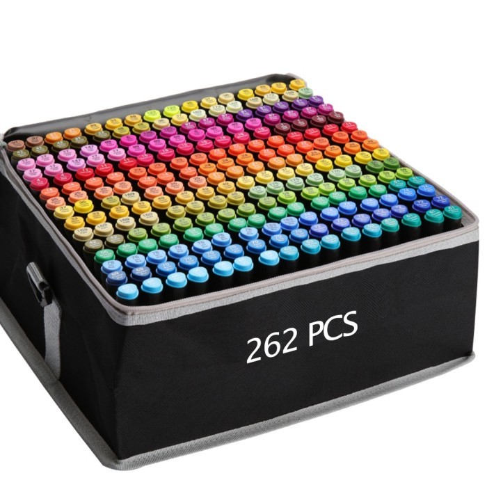 

jt Touch Alcohol-Based Marker set 262 color dual tip Spidol warna