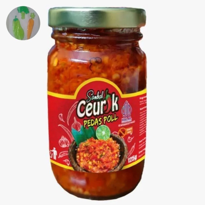 

APB SAMBAL CEURIK PEDAS POLL 125G adalah sambal siap saji 125 gram yan
