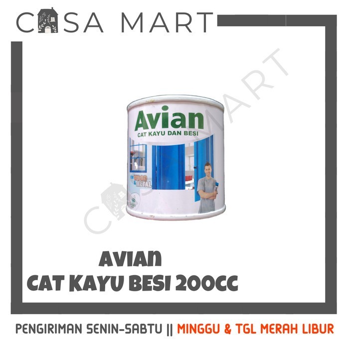 AVIAN Cat Kayu Besi 200cc Furnitur Pintu Jendela Pagar