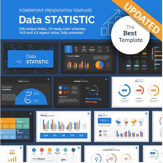 

NS Data Statistic PowerPoint Presentation Template