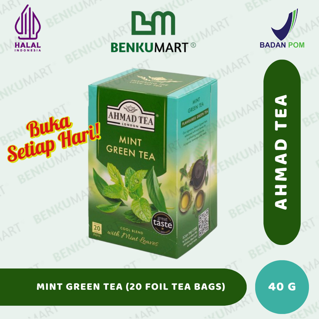 

Ahmad Tea Mint Green Tea - 40gr | 20 Tea Bags