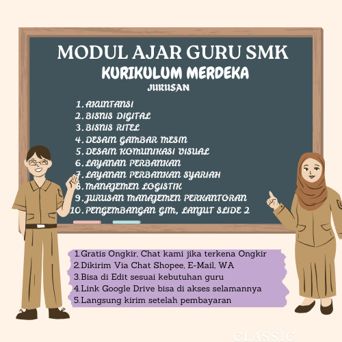 [PAG-SMK] MODUL AJAR SMK KURIKULUM MERDEKA-PAKET PER JURUSAN