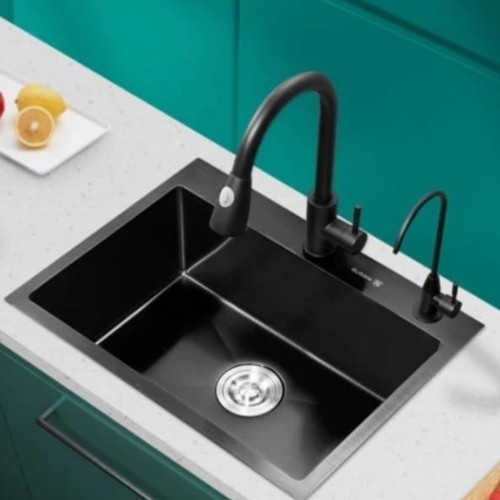BAK CUCI PIRING 6045 FULL SET | WASTAFEL DAPUR STAINLESS | BAK CUCI PIRING 1 LUBANG