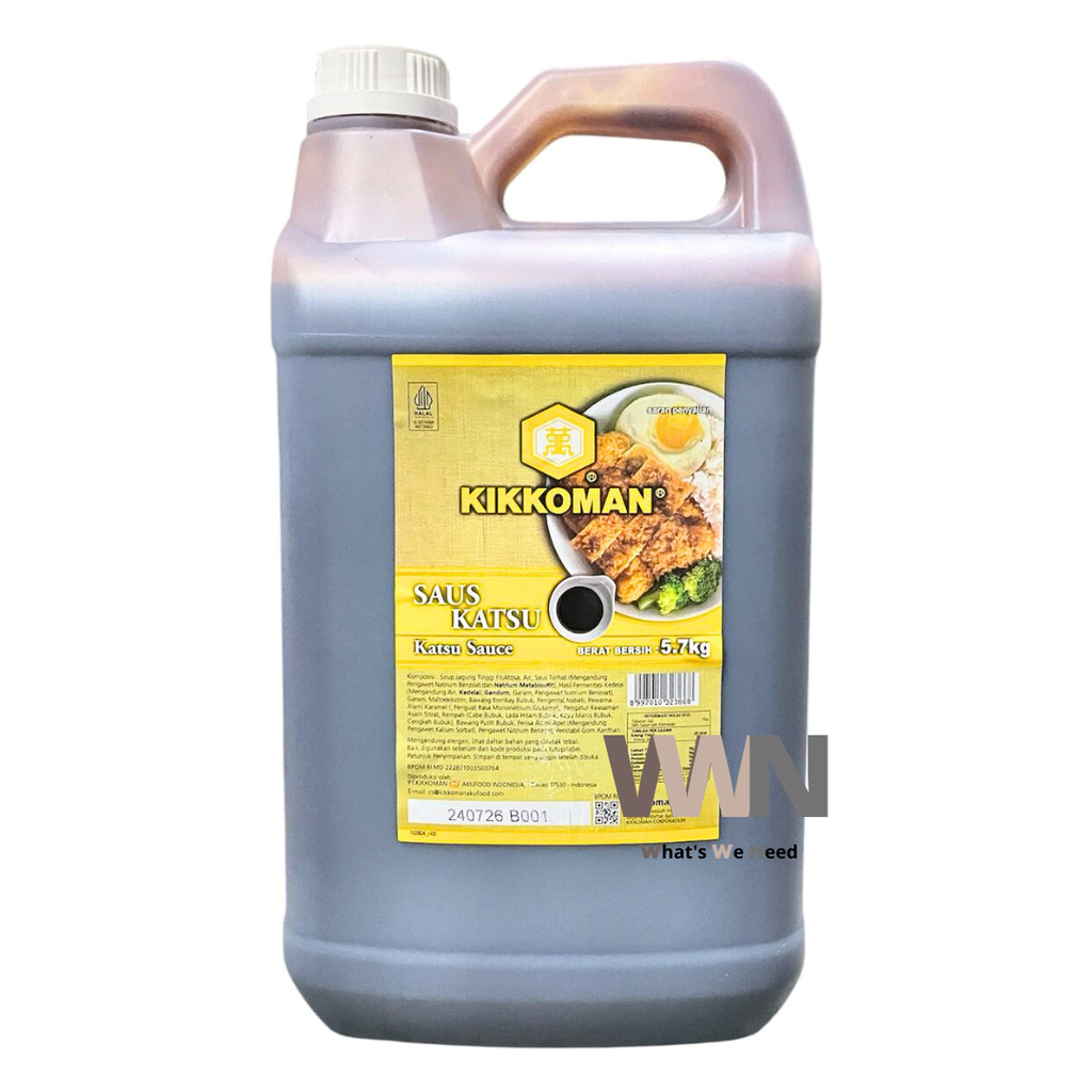 

Kikkoman Saus Katsu Halal 5.7kg - Katsu Sauce