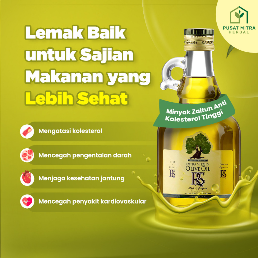 

Minyak Zaitun Rafael Salgado 250ml Extra Virgin Olive Oil