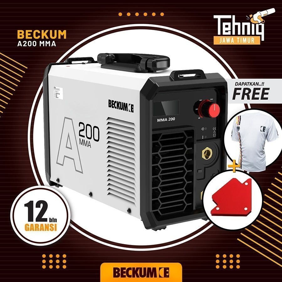 MESIN LAS LISTRIK BECKUM A MMA 200 / TRAFO LAS