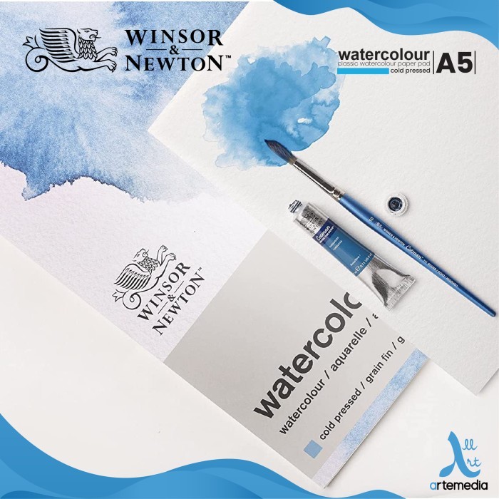 

best -Kertas Cat Air Winsor & Newton Classic A5 Watercolor Paper