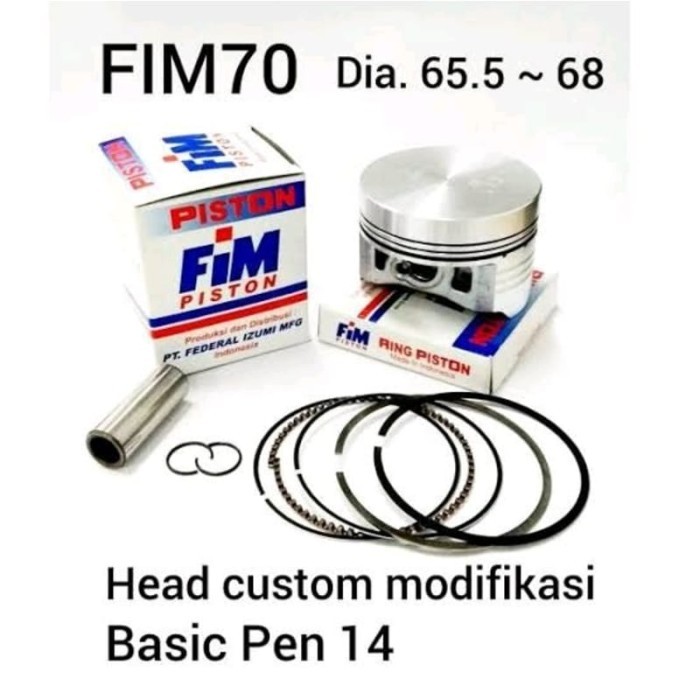READY Piston Bore Up Mentah honda crf 150 Pen 14 64mm 65mm 66mm 67mm 68mm
