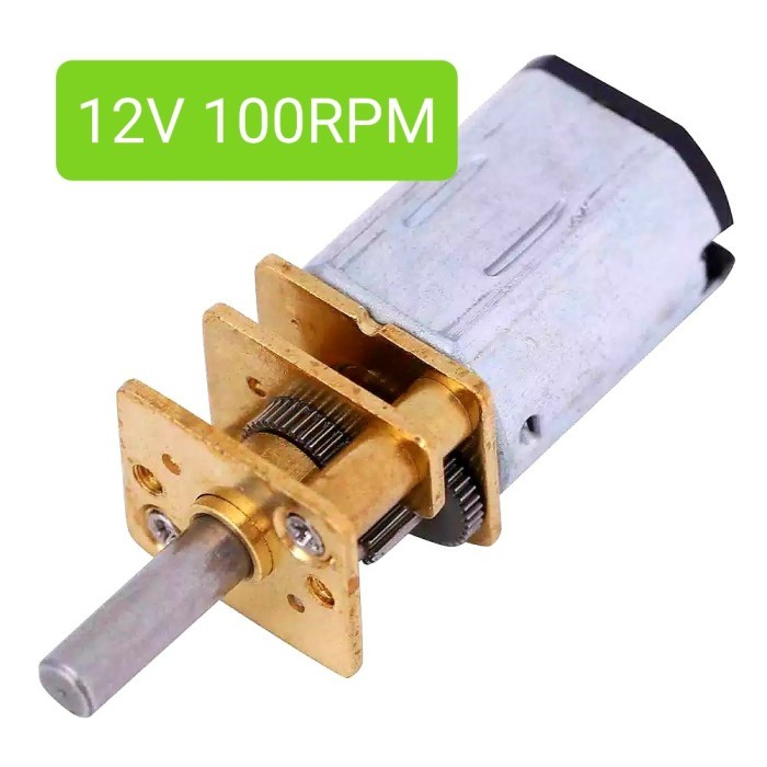 DC12V 100RPM Mini Gear Motor GA12-N20 for Robotic