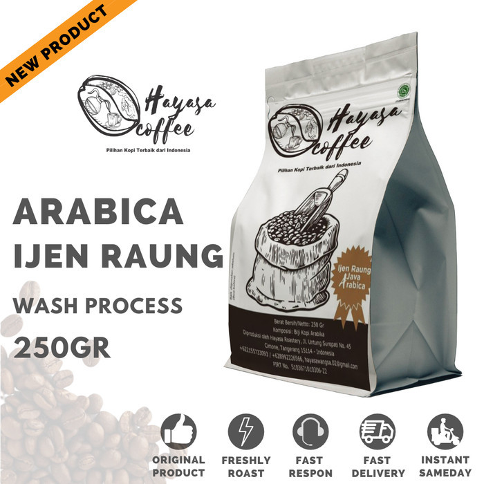 

[PROMO] Kopi Ijen Raung Java Arabika 250gr - Bubuk Halus