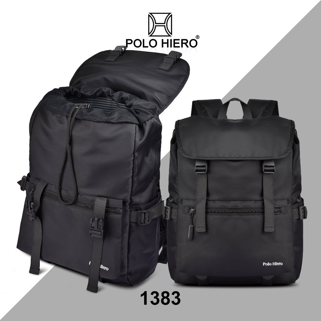 Polo Hiero Tas Ransel Polo Hiero 1383 Tas Laptop Pria Tas Sekolah Wanita Terlaris