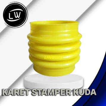 KARET SPIRAL BELLOW STAMPER KUDA / BELLOW KARET STAMPER KUDA
