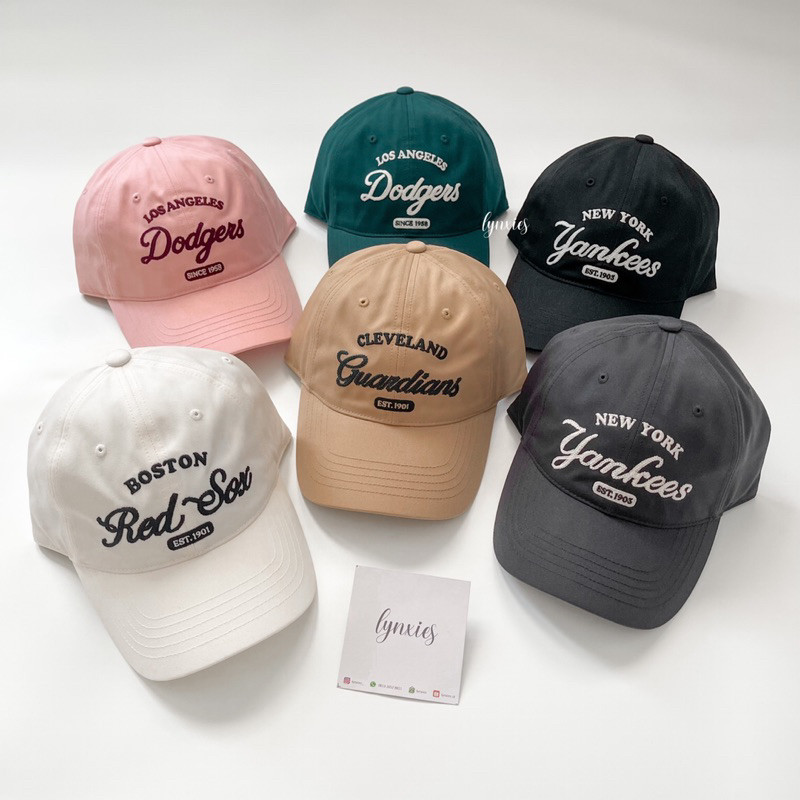 [ORI~] MLB Varsity Lettering Unstructured Ball Cap