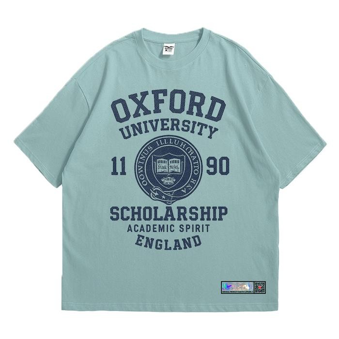 DAILYCO OFFICIAL Kaos Katun Simple Elegan New Trend Logo Design Oxford University 1