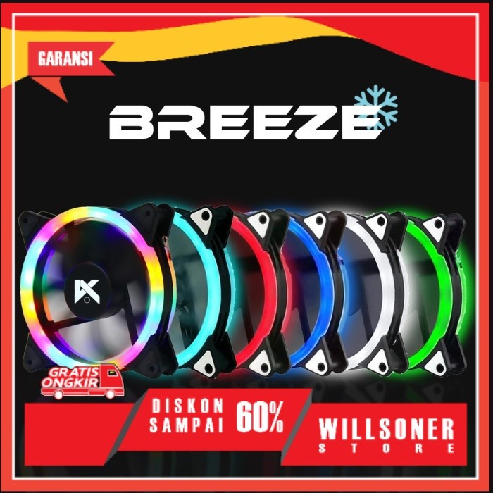 FAN RGB KYO BREEZE 12CM / FAN CASING RGB / FAN CASING RGB / FAN LAMPU