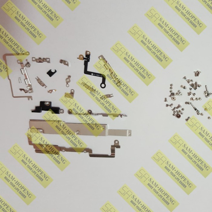 Sparepart And Tool iPhone X Baut + Seng Fullset Bracket Metal Plat LCD Batre Lock Home