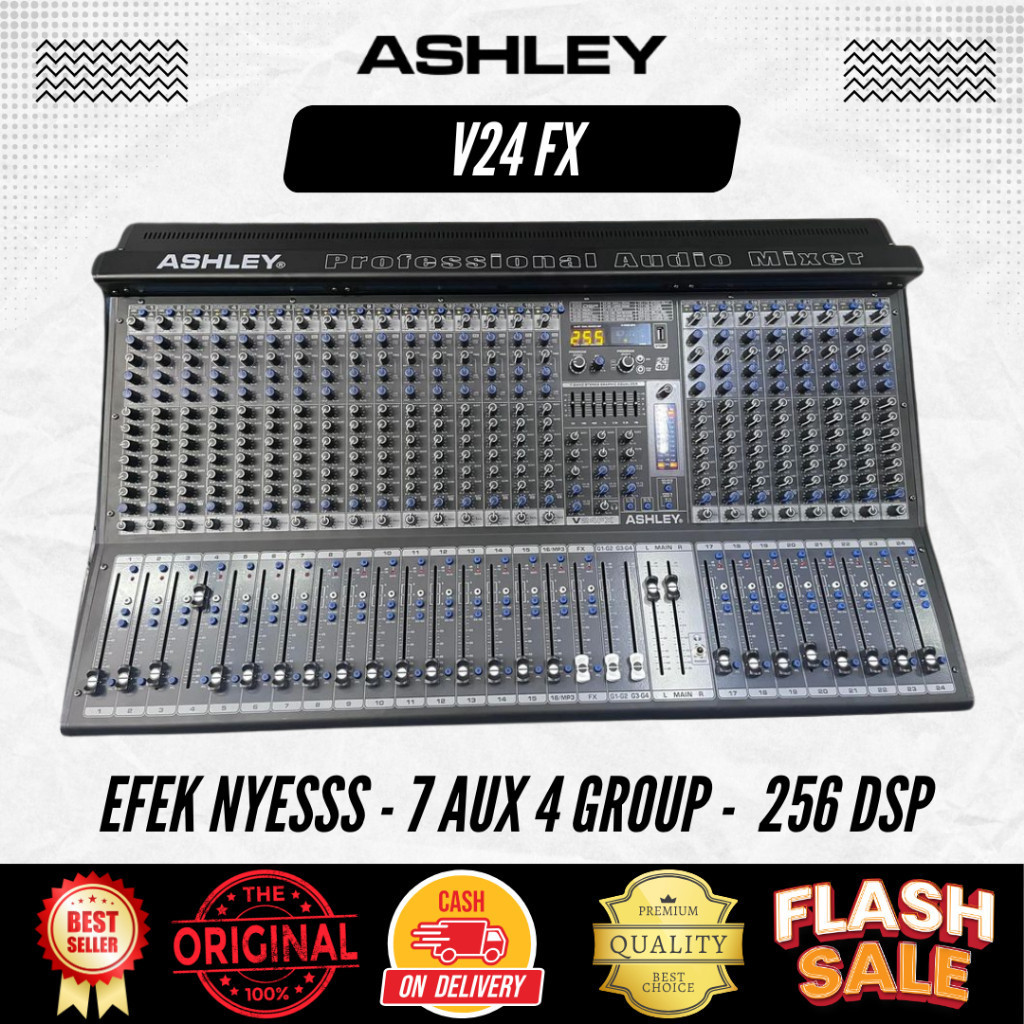 Mixer 24 Channel Ashley V24FX Original