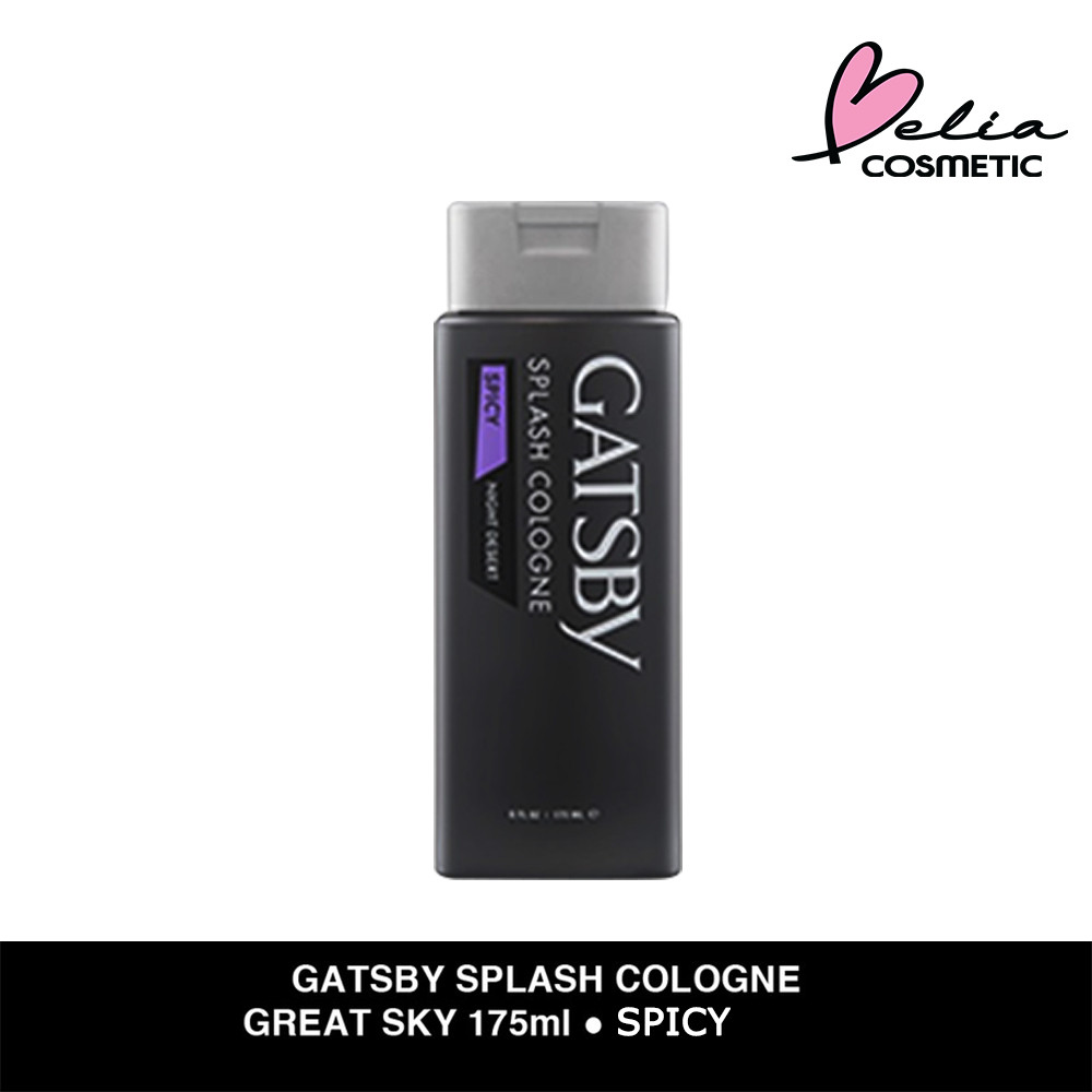 BELIA  GATSBY Splash Cologne 175ml Eau De Toilette | Long lasting Perfume | Parfum Cowo | Body Spray