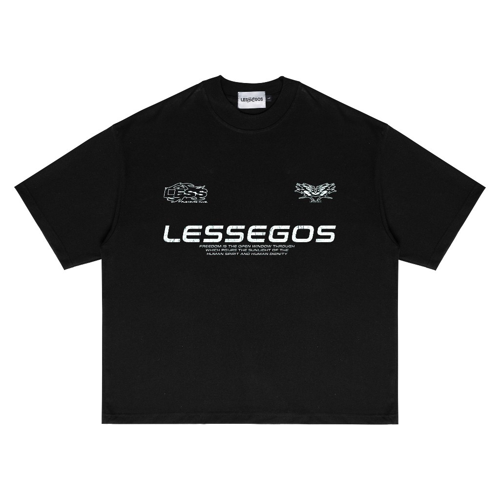 Boxy Tshirt Savant Heavyweight 16s Hitam