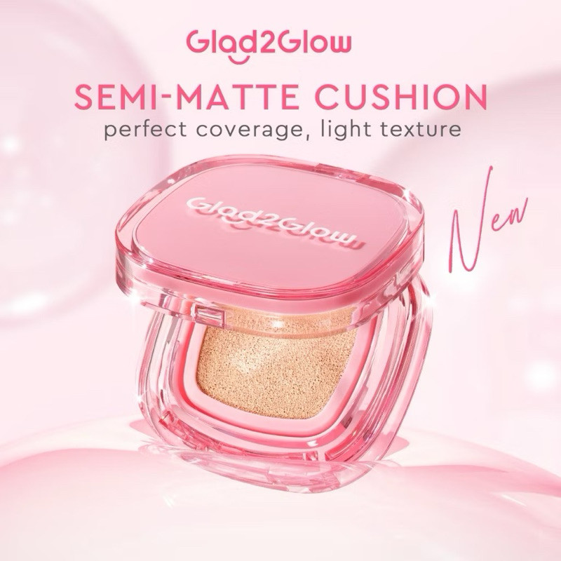 G2G Glad2Glow Perfect Cover Cushion Oil-Control matte Waterproof Sweatproof Finish Poreless Cushion 