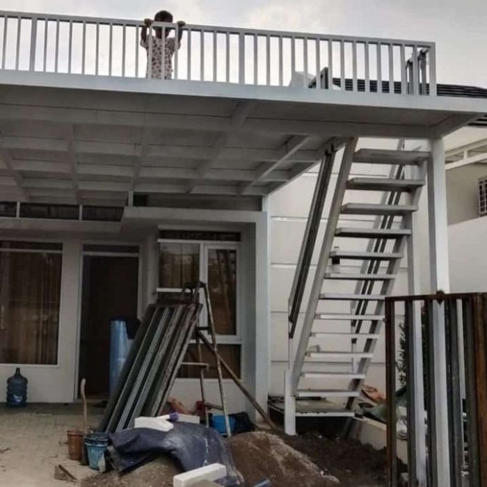 mezanine outdor teras besi galvanis berkwalitas