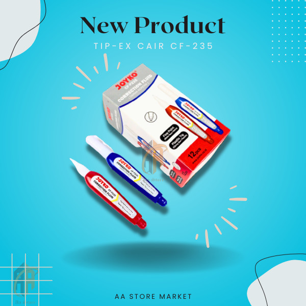 

Tipex Correction Tape CF-235 Joyko Alat Tulis > Penghapus & Tipe X