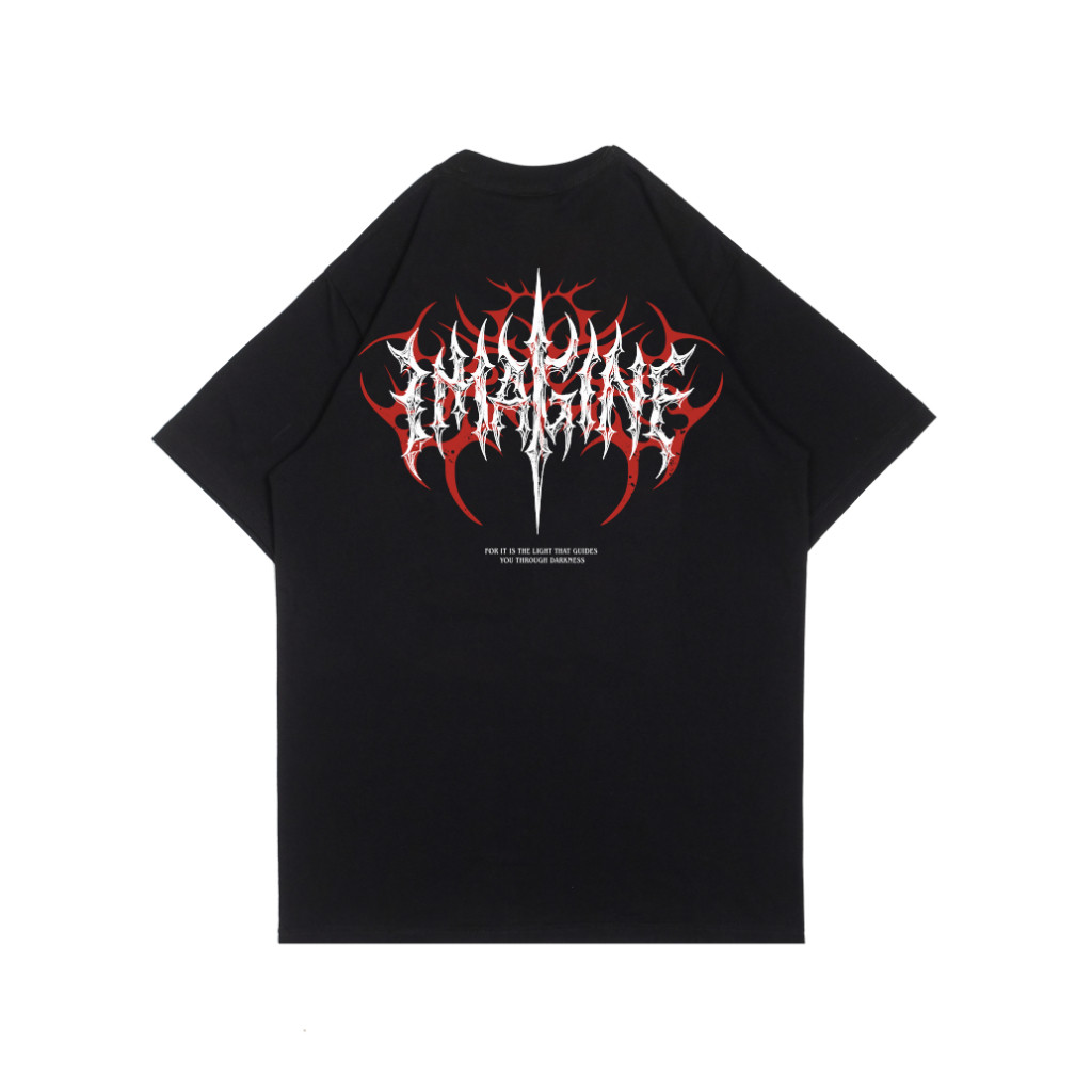 Imagineco Kaos Lengan Pendek Hitam "Thorns"