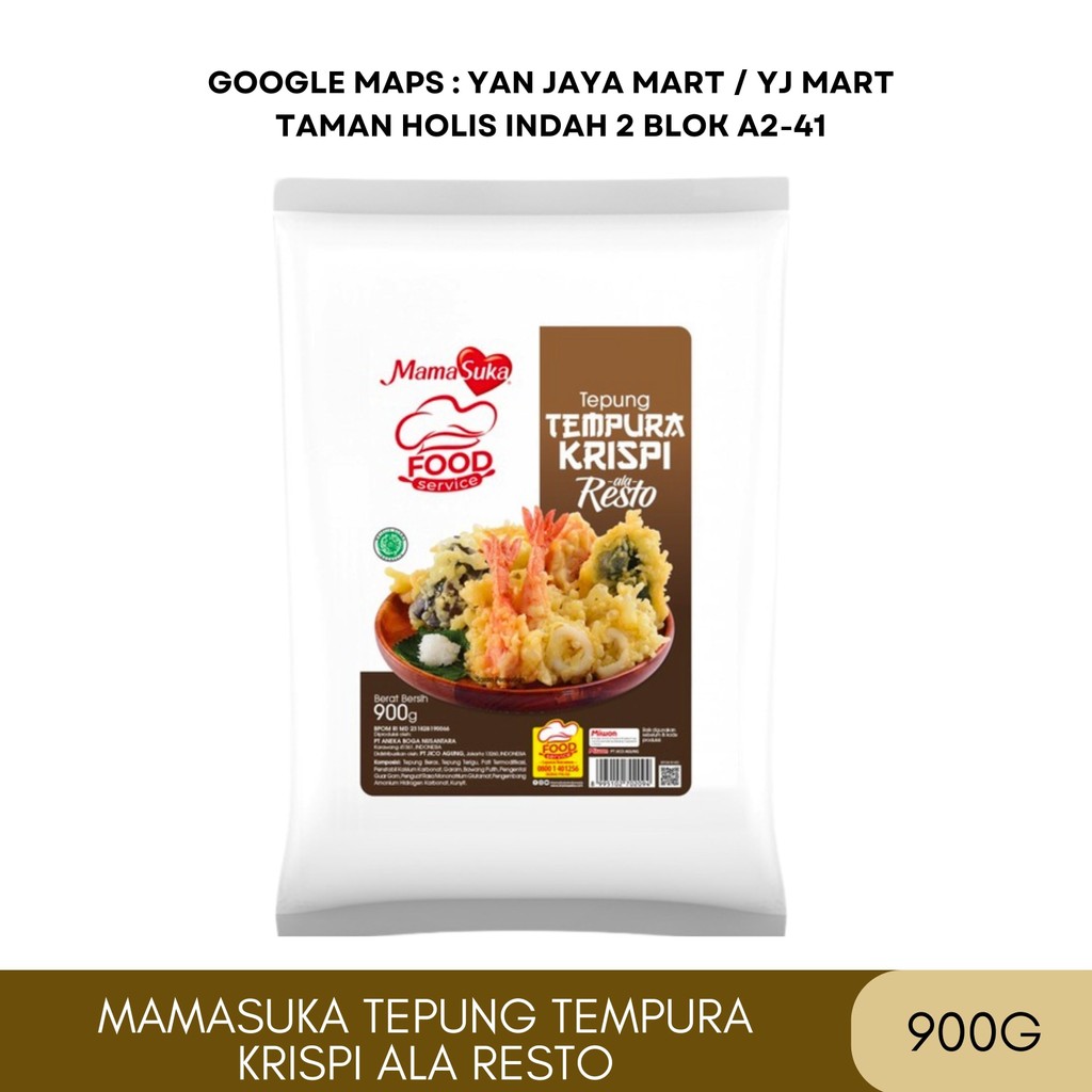 

Mamasuka Tepung Tempura Krispi Ala Resto 900g