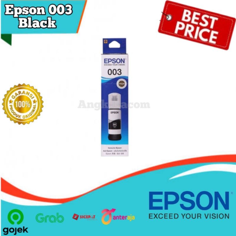 Tinta Epson 003 Original (Printer L1100/L1200/L3100/L3200/L5100/L5200)
