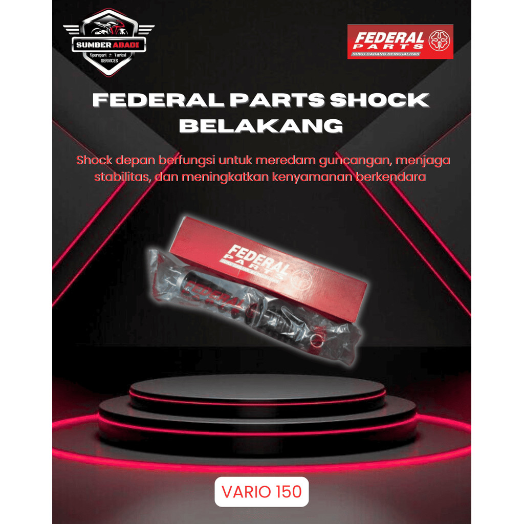Federal Shock Belakang Vario 150 (K59)