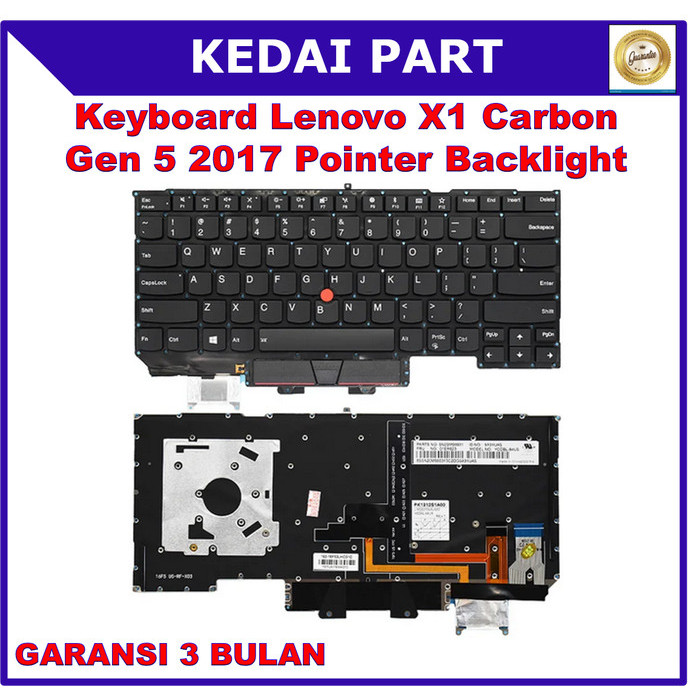 Keyboard Lenovo Thinkpad X1 Carbon Gen5 Gen 5 Gen 6 5th gen 6th gen 2017 2018 Pointer Backlight