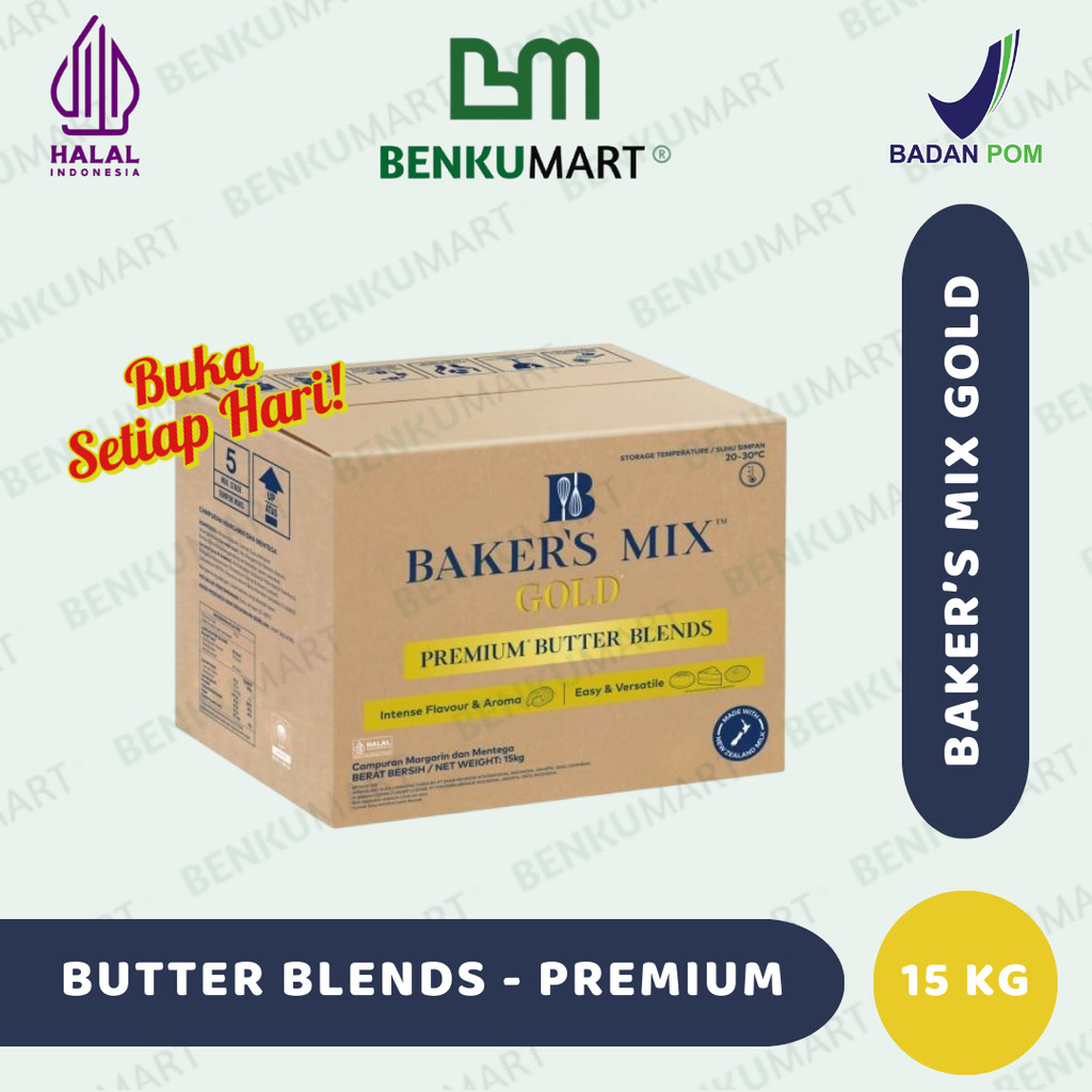 

Anchor Bakers Mix GOLD Premium Butter Blend (15 Kg) Baker’s Mix PREMIUM Butter Blends