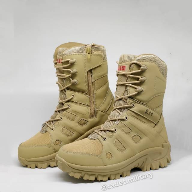 Sepatu Combat Boots PDL 511 5.11 (BARU) - Warna GURUN
