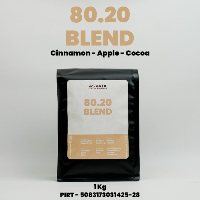 

Biji Kopi 1 Kg 80.20 Arabica Robusta Roasted Beans Kopi Susu Grosir - Extra Coarse