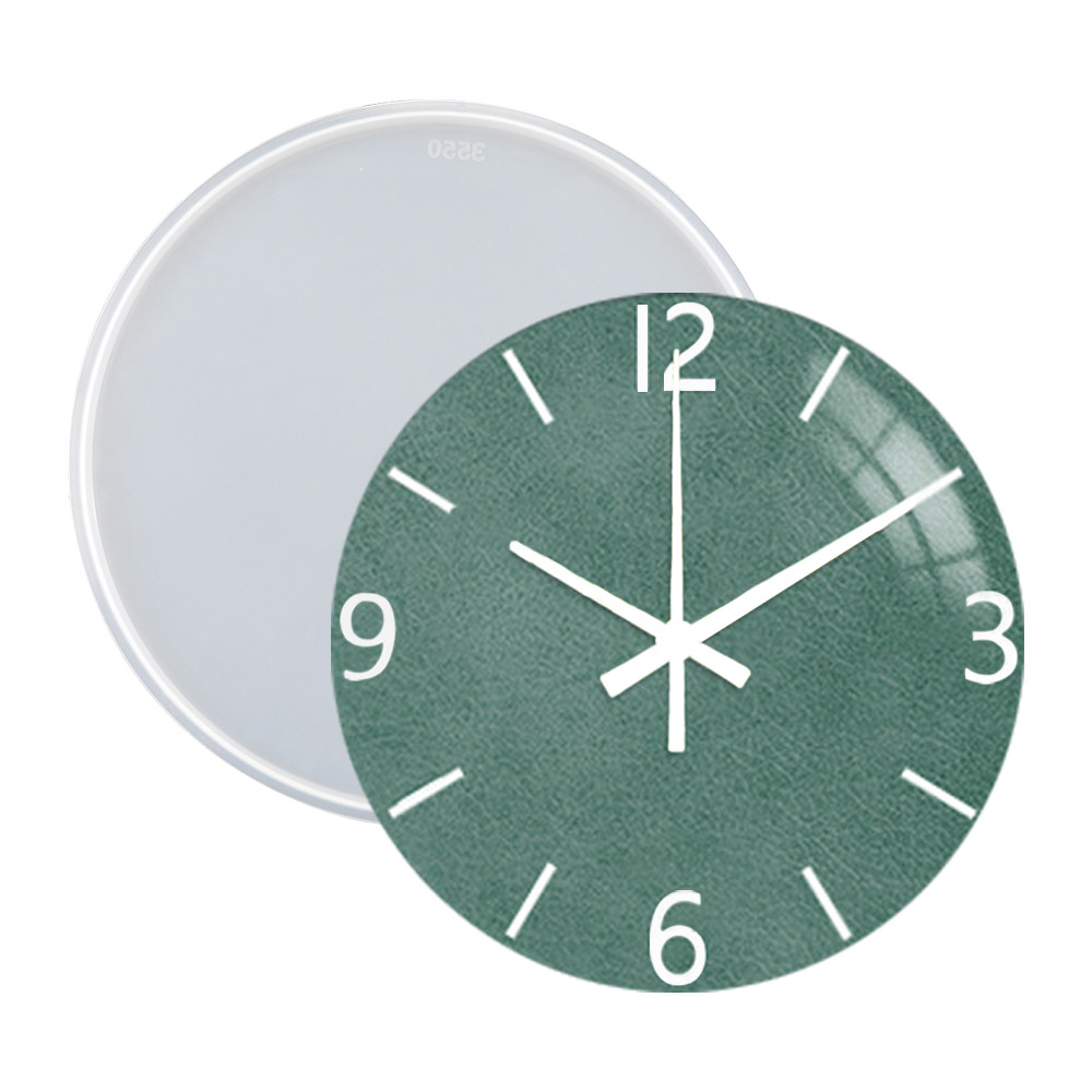 

DM731 Small Round Clock Silicone Mallen Epoxy Roman Numerals Resine Accessories Mold For Jewelry Making Tools